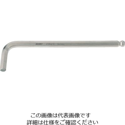 HAZET ロング六角棒レンチ(ボールポイント) 12mm 2105LG-12 1本 584-4304（直送品）