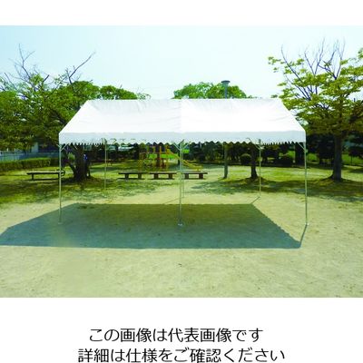 越智工業所 KOK 集会用テント ティーエヌテント W3.55XD2.67XH2.80 天幕色 白 TN-1.5X2-W 1台（直送品）