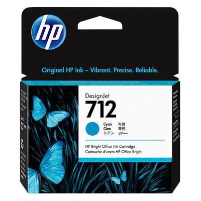 HP（ヒューレット・パッカード） 純正インク HP712 シアン（29ml）3ED67A 1個（直送品）