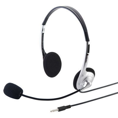ヘッドセット 4極ミニプラグ接続/マイク搭載/1.3m/タブレット用ヘッドセット MM-HS526TAB 1個 サンワサプライ（直送品）