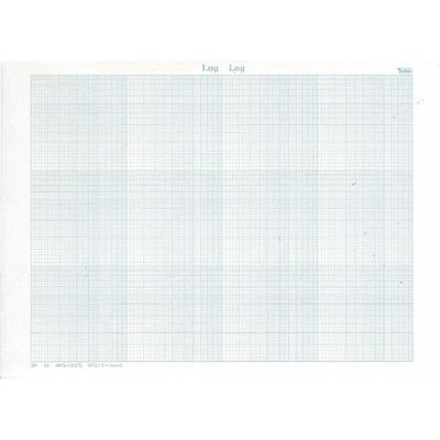SAKAEテクニカルペーパー 両対数グラフ A4-34両1 50枚入 A4-34リヨウ1 1冊（直送品）