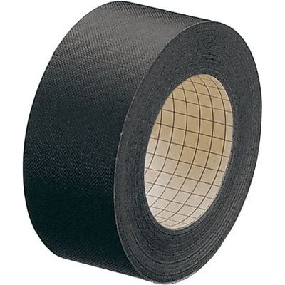 プラス 紙クロステープ AT-035JC 35mm×12m 黒10巻 1箱（直送品）