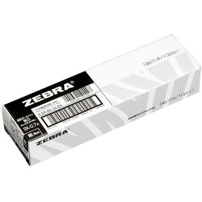 ゼブラ ボールペン替芯 BR-6A-SK-BK 黒 10本　1箱（直送品）