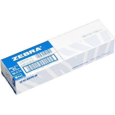 ゼブラ ボールペン替芯 BR-6A-SK-BL 青 10本　1箱（直送品）