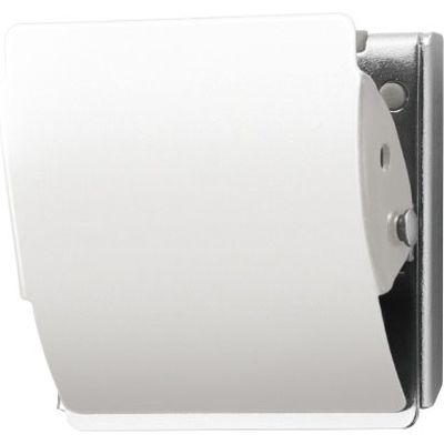 プラス マグネットクリップCP-040MCR M 白 10個　1箱（直送品）