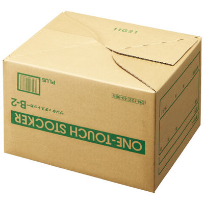 プラス ワンタッチストッカー B2 DN-122 10個　1箱（直送品）
