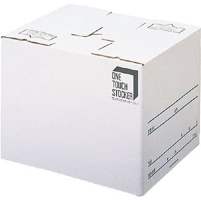 プラス ワンタッチストッカーCL-1 10個 DN-131C WH（10） 1パック（直送品）