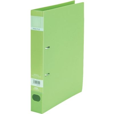 セキセイ ロックリングファイルF-532 A4S 43mm緑10冊 F-532-30 1セット（直送品）