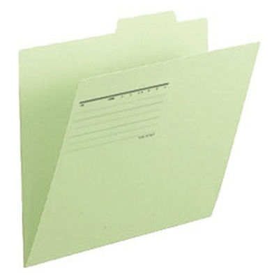 プラス 間伐材個別フォルダ FL-061KIFグリーン10枚　1パック（直送品）