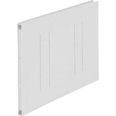 プラス フラットファイル縦罫A3E No.002NT GY 10冊　1パック（直送品）