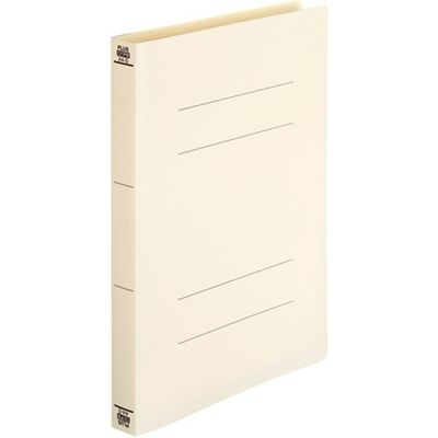 プラス PPフラットファイルA4S厚綴No.121PW IV10冊　1パック（直送品）
