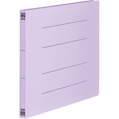 プラス PPフラットファイルA4E No.122P VL 10冊　1パック（直送品）