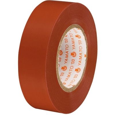 ヤマト ビニールテープ NO200-19 19mm*10m 茶 10巻 NO200-19-26 1パック（直送品）