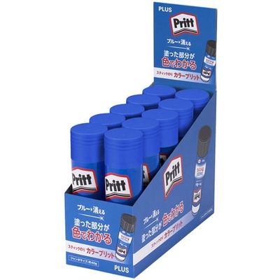 プラス カラープリット ジャンボ NS-734 10個　1箱（直送品）