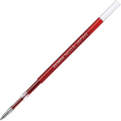 ゼブラ ボールペン替芯NC-0.5 RNC5-R 赤 10本 1箱（直送品）