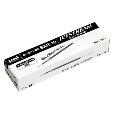 三菱鉛筆 ボールペン替芯 SXR10.24 黒 10本 1箱（直送品）