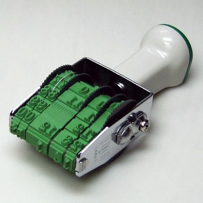 サンビー 回転印 飛日付4号 TKA-TD44 手形用 明朝体 1個（直送品）