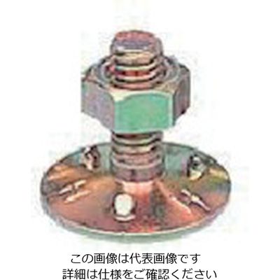 スリーエッチ HHH 三ツ爪バケットボールトナット W5/16×25 (200組入) M-516X25 1箱(200組) 808-6903（直送品）