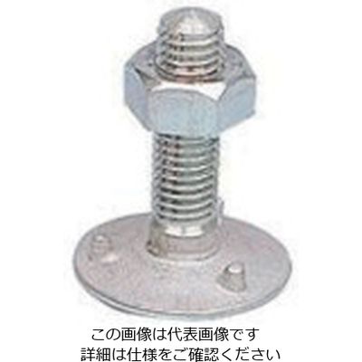 スリーエッチ HHH ステンレス三ツ爪バケットボルトナット M10×40 MS10X40 1組 808-6932（直送品）