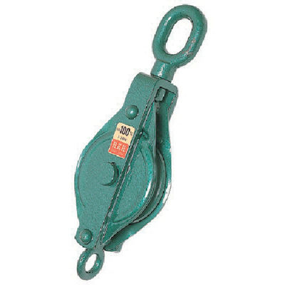 スリーエッチ HHH 強力型滑車一車ブロック オーフ型75mm 75X1BO 1個 808-7159（直送品）