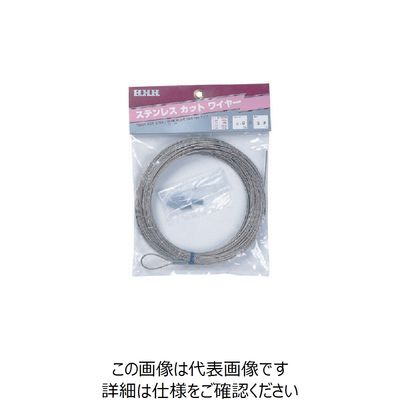 スリーエッチ HHH ステンレスカットワイヤー 2mm×30m SC2X30 1本 808-7242（直送品）