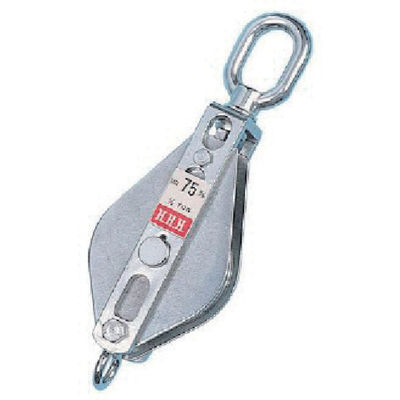 スリーエッチ HHH ステンレス一車ブロック オーフ型100mm 100X1BOS 1個 808-7130（直送品）