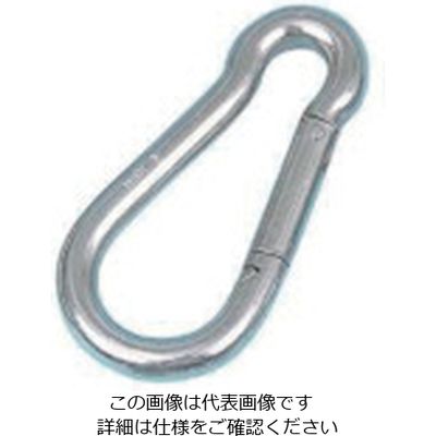 スリーエッチ HHH カラビナハーケン C型ステンレス8mm KS8C 1個 808-7059（直送品）