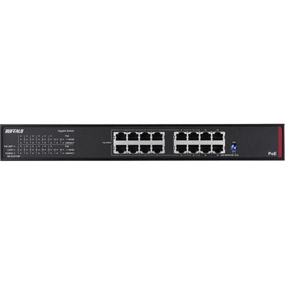 バッファロー 法人向け　Ｇｉｇａ対応　Ｌａｙｅｒ２　アンマネージスイッチ BS-GU2116P 1台（直送品）