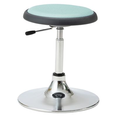 マツヨシ クランケチェア 円形ベース グリーン　1台 松吉医科器械（直送品）