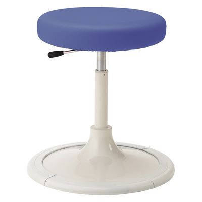 マツヨシ クランケチェア(背無) W450φ×H450～590mm プラムブルー MY-N3247 1台 松吉医科器械（直送品）
