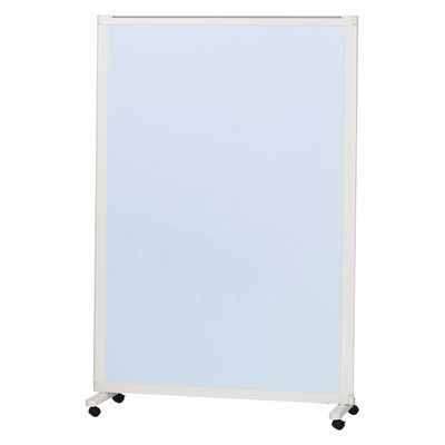 マツヨシキャスター付スクリーン(単体) W900×D430×H1800mm　スカイブルー MY-N3582 1台 松吉医科器械（直送品）