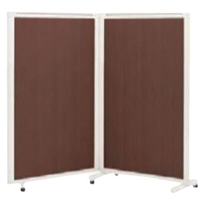 マツヨシ木目柄スクリーン(2連)) W1800×D430×H1500mm　オーク MY-N3590 1台 松吉医科器械（直送品）