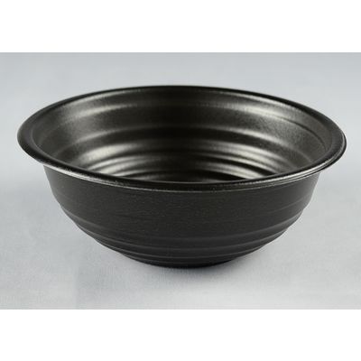 パックスタイル 耐熱どんぶり容器　ＹＳ丼　Ｄー３　黒 653124 1セット（300枚：50×6）（直送品）