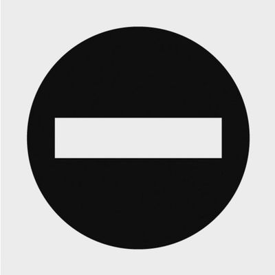 トラスコ中山 TRUSCO マークステッカー 100×100 「立入禁止」マーク 透明地 黒文字 1枚入 TSN-100-M1-TM 1枚（直送品）