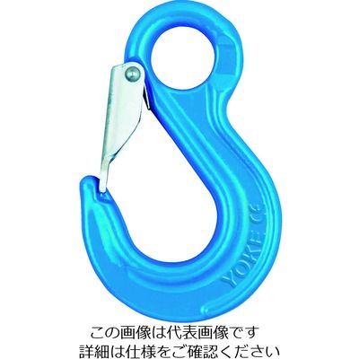 YOKE Gー100 ラッチ付きスリングフック(アイタイプ) 3.2T X-044/S-10 1個 206-3750（直送品）