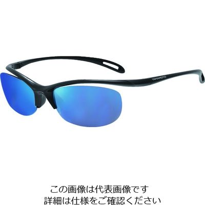 山本光学 YAMAMOTO サングラス ブルーミラースモークレンズモデル YA1-BK BLU/SMK 1個 207-2815（直送品）