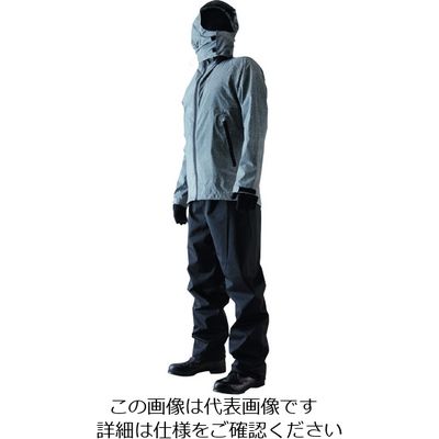 川西工業 川西 視界良好レインスーツ~廻るフード~ Mサイズ 3523GR-M 1着 195-0958（直送品）