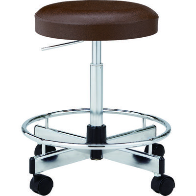 ノーリツイス ノーリツ 導電チェア 導電ビニールレザー ダークブラウン TD-E6R-Z-DBR 1脚 195-4339（直送品）