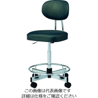 ノーリツイス ノーリツ 導電オフィスチェア 導電ビニールレザー黒 肘なし TL-E17L-Z BK 1脚 195-4345（直送品）