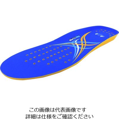 喜多 アクションプラスフィットインソール COOL MAX No6930 ブルー フリー(25.0~28.0) 1足 206-5898（直送品）