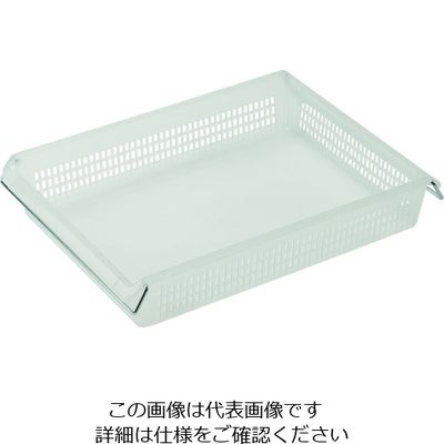 トラスコ中山 TRUSCO スタックトレーハンドル付 A4浅型 半透明 SKTA4S-TM 1個 207-3033（直送品）