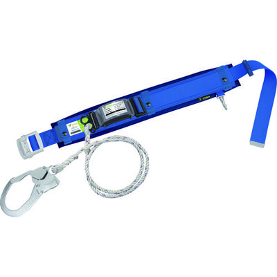 サンコー タイタン カルラックロープ式胴ベルト スカイブルー PRO補助ベルト付 PRO-SB 1本 195-2195（直送品）