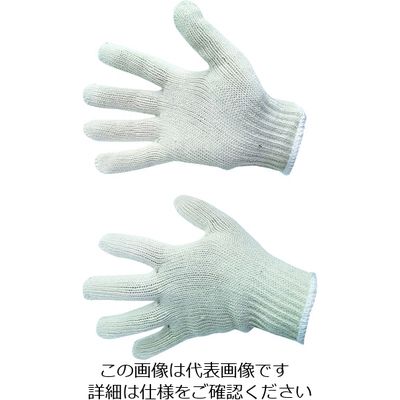 富士手袋工業 富士手袋 まる綿手袋 白線 607-C 1ダース(12双) 195-3006（直送品）
