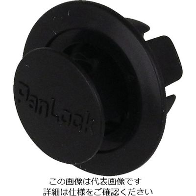 国盛化学 KUNIMORI パンロック φ10×L4 黒 (100個入) 63169-1004-BK 1袋(100個) 859-7500（直送品）