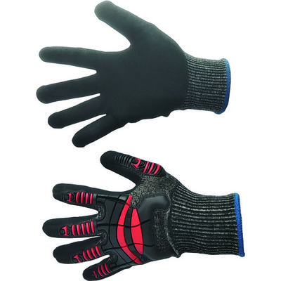 富士手袋工業 富士手袋 ナックルアーマーC4 赤 M 9900-R-M 1双 194-9987（直送品）