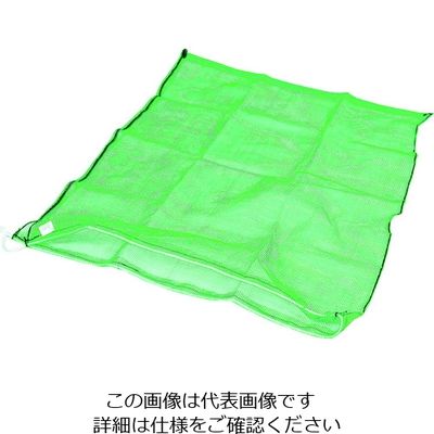 トラスコ中山 TRUSCO メッシュ袋 大 1枚入 100X100cm 90L 目合4mm 緑 MH-L-1-GN 1枚 206-7144（直送品）