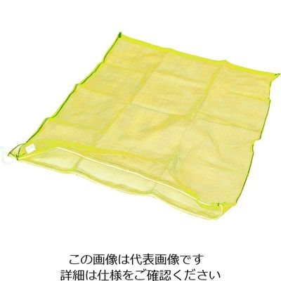 トラスコ中山 TRUSCO メッシュ袋 大 1枚入 100X100cm 90L 目合4mm 黄 MH-L-1-Y 1枚 206-7145（直送品）