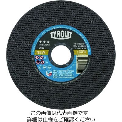 Tyrolit 切断砥石 プレミアムタイプ 125X1X22.23mm 34332792 1枚 195-3477（直送品）