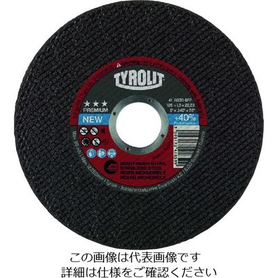 Tyrolit 切断砥石 プレミアムタイプ 125X1X22.23mm 34332803 1枚 195-3476（直送品）
