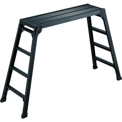 長谷川工業 ハセガワ アルミ製 足場台 ブラック DRXB-1098A 1台 211-6002（直送品）